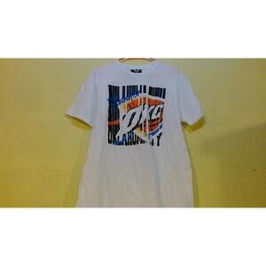 Oklahoma City Thunder Mens T Shirt Color White Size Large